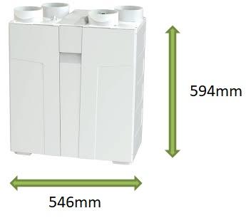 Greenwood Vireo G4 Grade filter for HR155CM & HR155WM + Zehnder CA155CM & CA155WM 60% efficient
