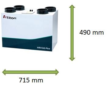 Genuine Titon HRV1.5, 1.75, 2, 2.75, 3 Filters G3 (400 x 203) Pair - XP40132