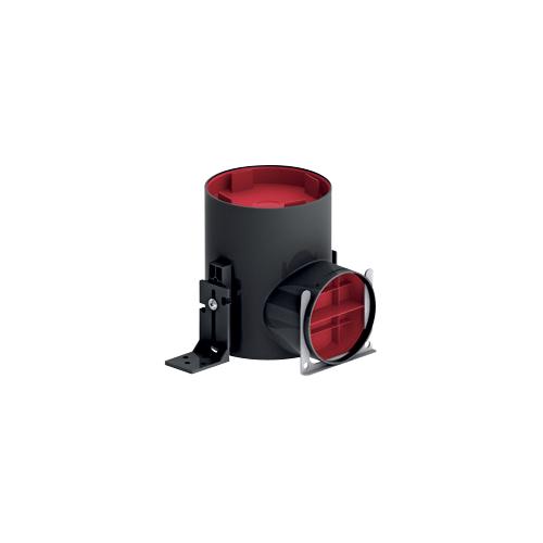 Zehnder Housing TVA-P90, Connects 1x Dia 100mm Valve to 1 x Dia 90mm Port, 64mm Length