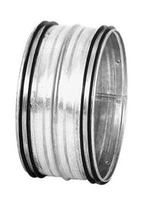 Lindab NPU 180mm galvanised Male Coupling Safe