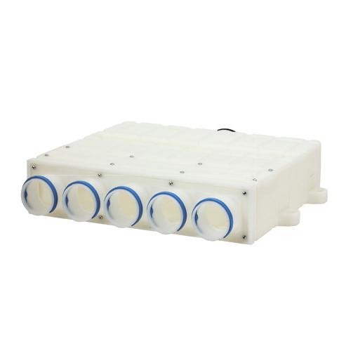 Zehnder Plastic Manifold, 1 x Dia 125mm Connection, 5 x Dia 75mm Ports