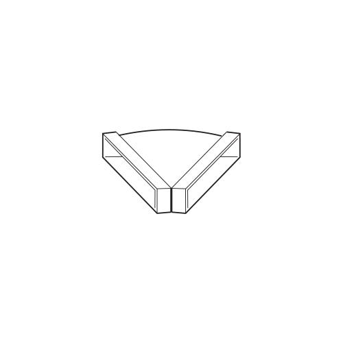 GD rectangular ducting - GD8 45 degree horizontal bend