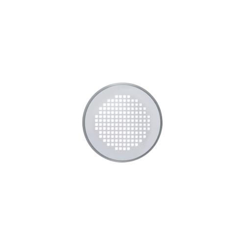 Torino round designer grille, ⌀ 160mm, white