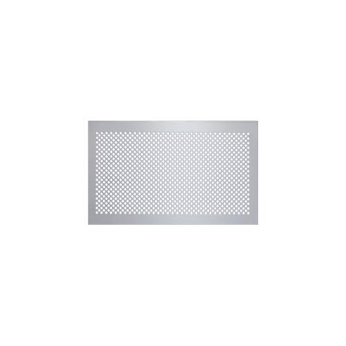 Zehnder Venezia Rectangular Decorative Grille for CLD/P, 260 x 160mm, Stainless Steel