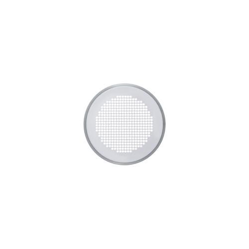 Zehnder Venezia Round Decorative Grille for TVA/P Or CLRF, Dia 125mm, White