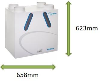 Nuaire MRXBOX95-WH1-ECO3 G3 Filter