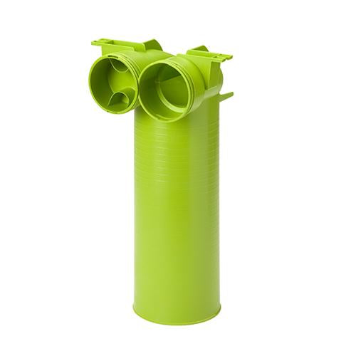 Ubbink AE34c Valve Adaptor 90 Degree 125mm for use with Semi-Rigid 75/63mm Outside/Inside Diameter Duct