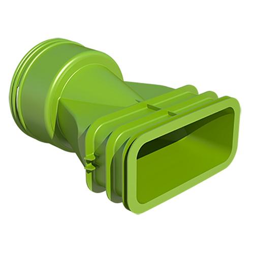 Ubbink adaptor AE48C TO AE55sc 90/75mm Outside/Inside Diameter Duct