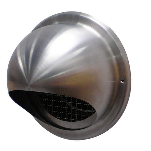Ubbink 150mm Circular Wall Terminal W-Mesh Inox
