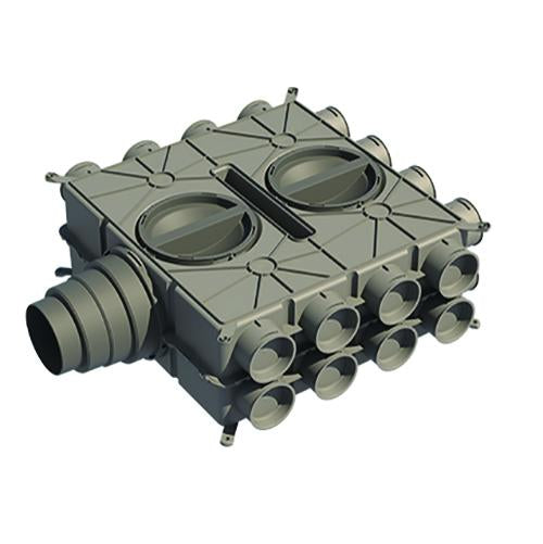 Ubbink Air Excellent 8x Includes stepped adaptor, 4 caps and 8 restrictor rings, but NO insulation