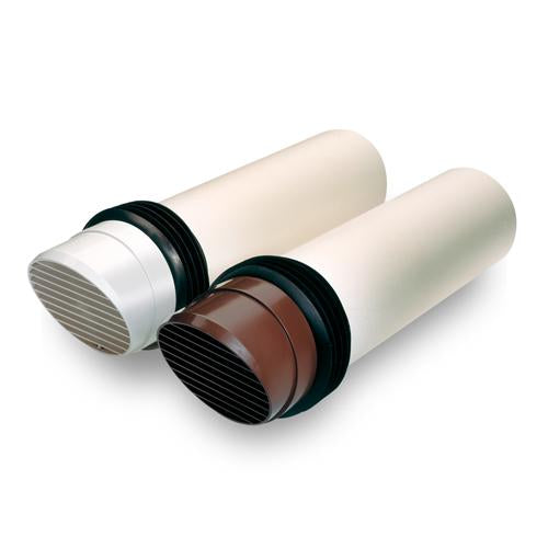 100mm-4" Rigid Fast fix Duct - Brown