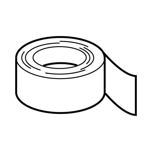 Adhesive sealing tape - 50mm x 4.6m