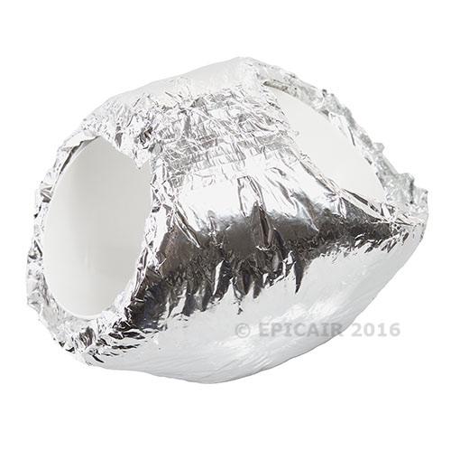 100mm-4" Rigid Insulated Ducting 45deg Bend