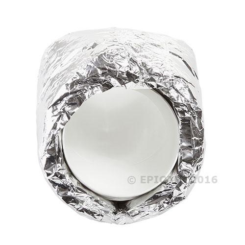 100mm-4" Rigid Insulated Ducting - 1.5m length