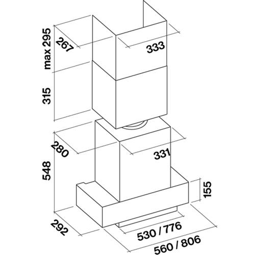 Falmec Gruppo Incasso NRS® Built-In Hood