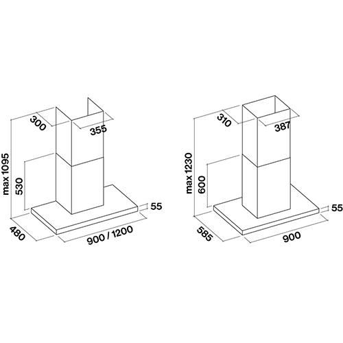 Falmec Lumina NRS® Island Hood