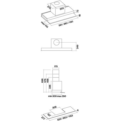 Falmec Move Built-In Hood
