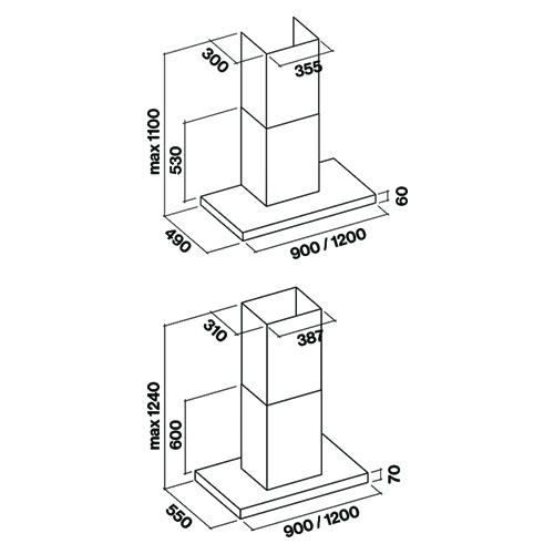 Falmec Plane NRS® Wall Hood