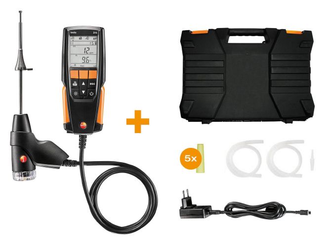 testo 310 - Flue Gas Analyser (Standard Kit)