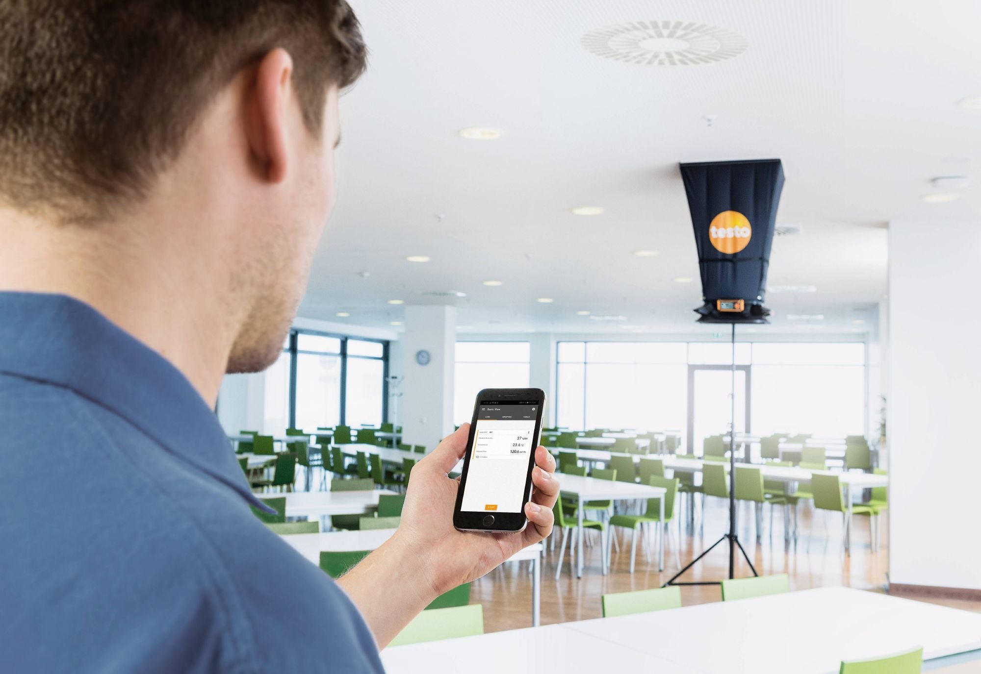 testo 420 - Volume flow hood