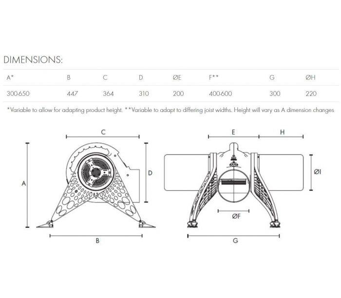 Vent Axia Lo-Carbon - PureAir Home with Heater PIV - Positive Input Ventilation Unit