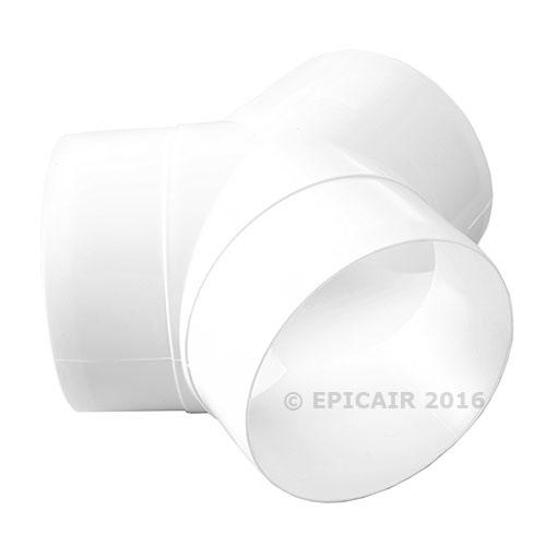 150mm-6" Rigid Round Y Piece Connector