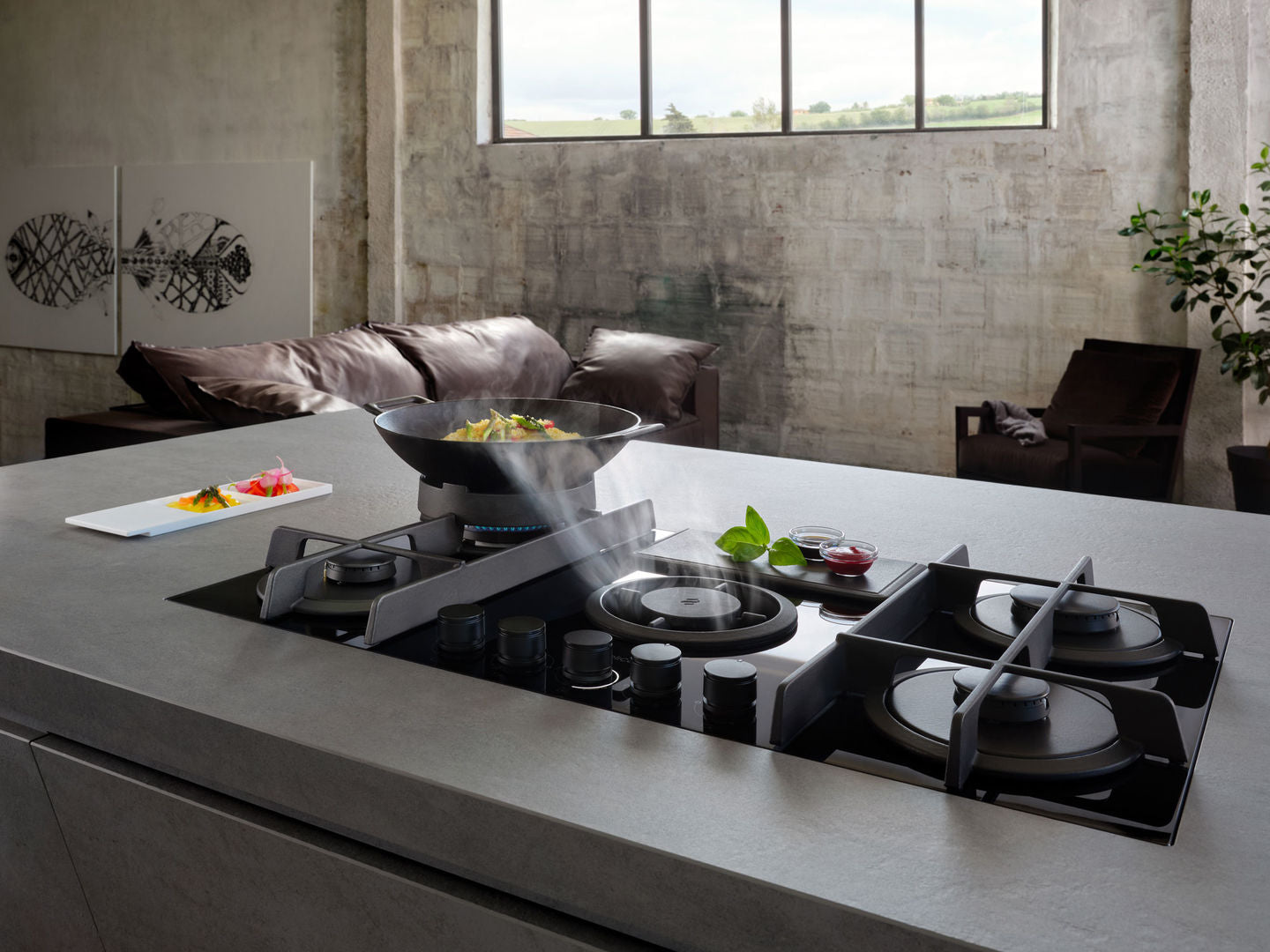Combination Hob and Extractors
