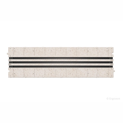 Moulage of ERGOVENT LINEO-PRO PUZZLE diffuser (3 slots  x 20 mm x 1050 mm)