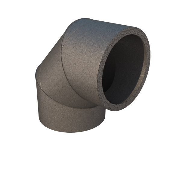 Ubbink Aerfoam 200mm Insulated Duct 90 degree bend