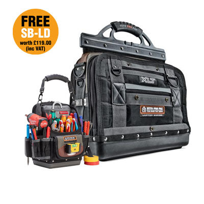 Veto XLT Rugged, Extra-Large Full Sized Lap Top Tool Bag with Free SB-LD Bag