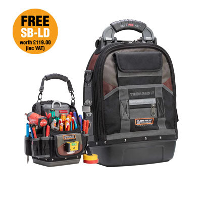 Veto Pro Pac Tech-Pac LT The Ultimate Laptop Backpack Tool Bag with Free SB-LD Bag