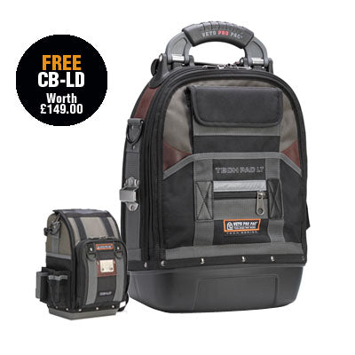 Veto Pro Pac Tech-Pac LT Laptop Backpack Tool Bag with Free CB-LD Tool Bag