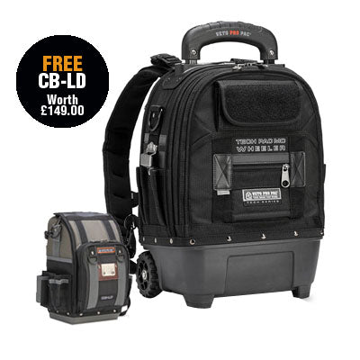 Veto Pro Pac Tech-Pac MC Blackout Wheeler with Free CB-LD Tool Bag