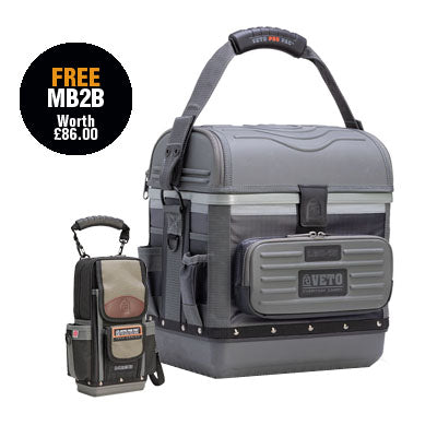 Veto LBC-15 Carbon Lunchbox with Free MB2B Meter Bag