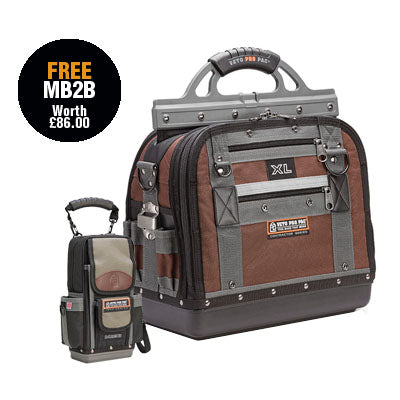 Veto XL Extra Large Compact Tool Bag with Free MB2B Meter Bag