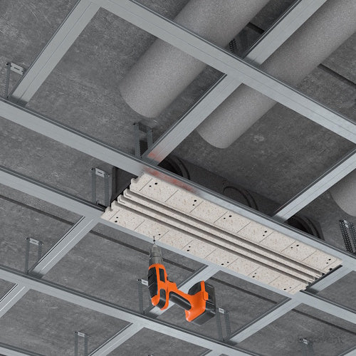 Slot ventilation diffuser ERGOVENT LINEO-PRO CONDI-160 (thermally insulated EPP plenum / 160 mm duct conections / 3 slots x 1000 mm x 20 mm)