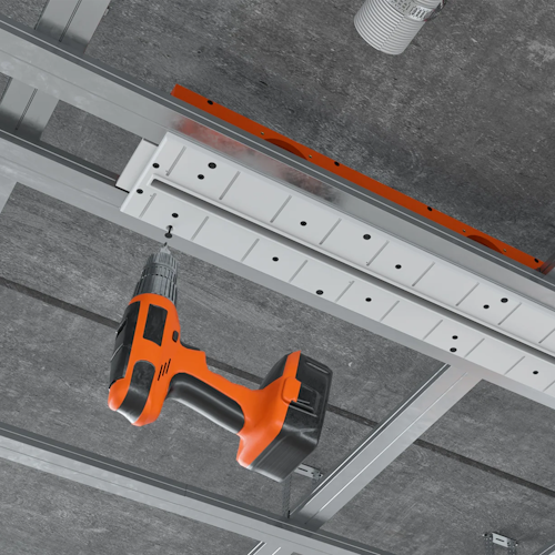 Slot ventilation diffuser ERGOVENT LINEO-600 (2 x 75 mm duct conections / 1 slot x 600 mm x 20 mm / with damper)