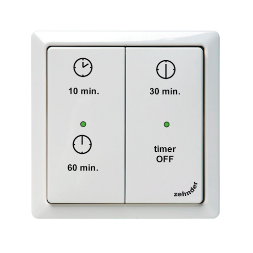 Zehnder ComfoControl RFZ Timer wireless controller for use with ComfoSense 67/C67