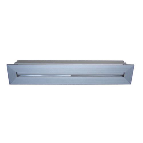 Slot diffuser, Lamina 400 rectangular grille for CSB/P 400, white