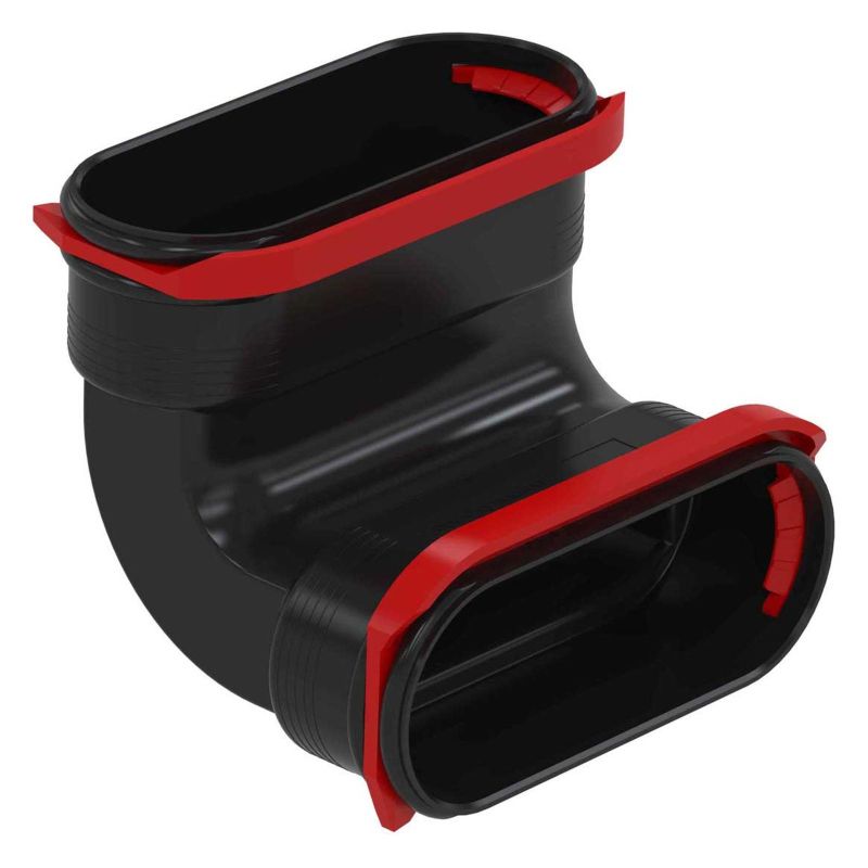 Zehnder ComfoTube Flat 51, Vertical 90 Deg Bend