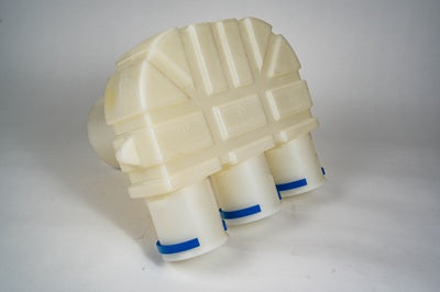 Zehnder Supply Valve Housing, Dia 125mm Valve to 3 x Dia 75mm Ports