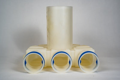 Zehnder Supply Valve Housing, Dia 125mm Valve to 3 x Dia 75mm Ports