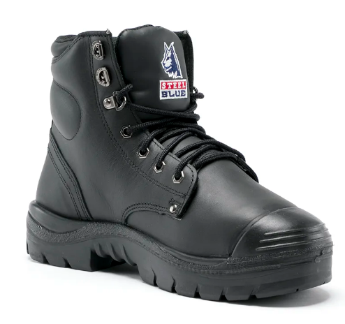 Steel blue work boots uk sales
