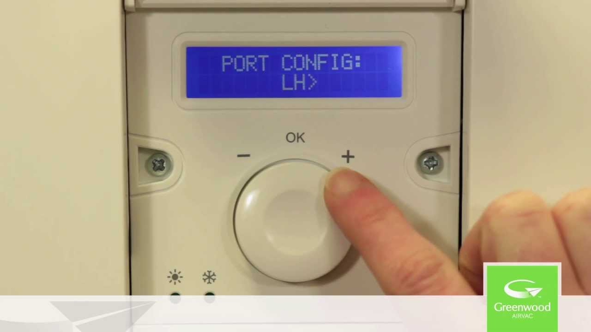 Zehnder ComfoAir 155 CM, ComfoAir 155 WM/WMe, ComfoAir 185 WM, Vireo HR155WM/CM and Vireo HR185WM Display Screen