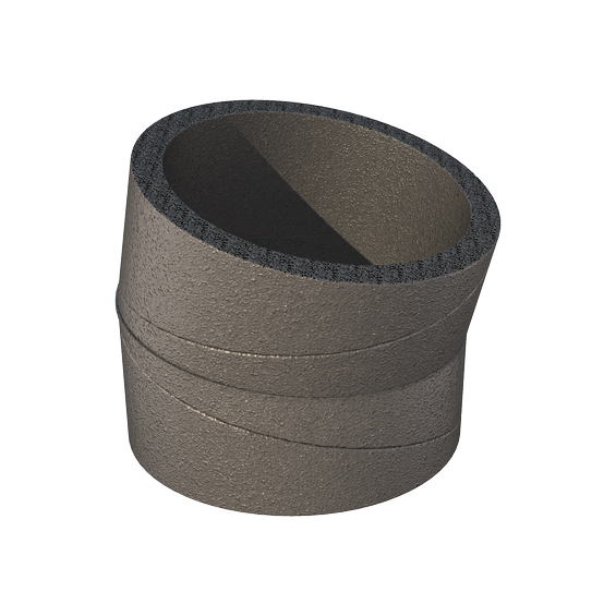 Ubbink Aerfoam 200mm Insulated Duct 15 degree bend