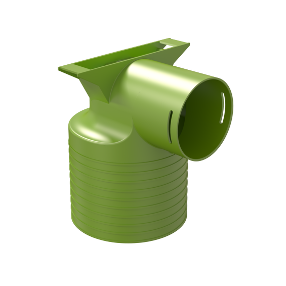 Ubbink Air Excellent AE34C 75mm to 125mm 90° Valve Adaptor - 188185