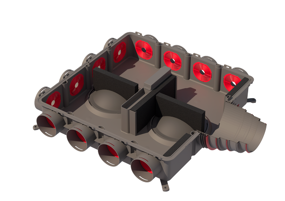 Ubbink Air Excellent Distribution Box DB824 125-200 24 Connections