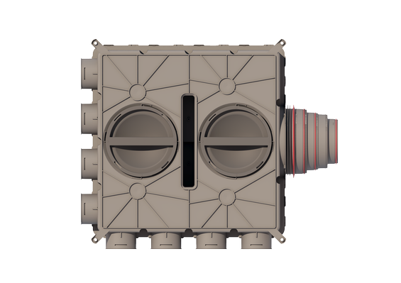 Ubbink Air Excellent distribution box DB816 125-200 16 connections