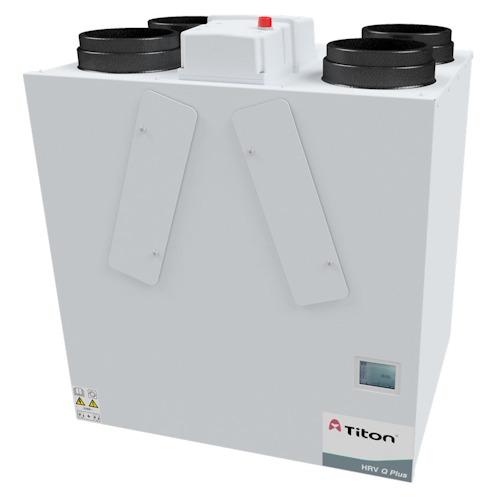 Titon HRV4 Q Plus Eco Aura Left/Right-Handed with Aura T Programmable Touch Screen Controller