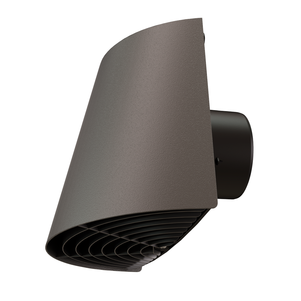 Ubbink Contego Wall Terminal 160mm Black Grey
